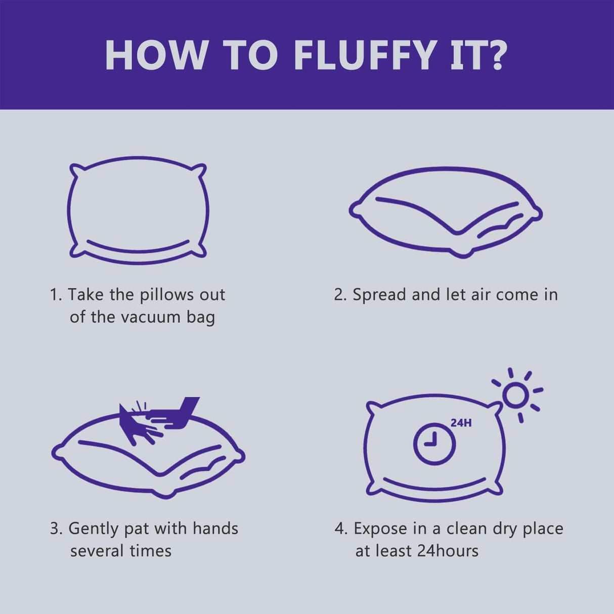 2 Pack Queen Pillows for Sleeping - 100% Breathable Cotton, Soft Plush