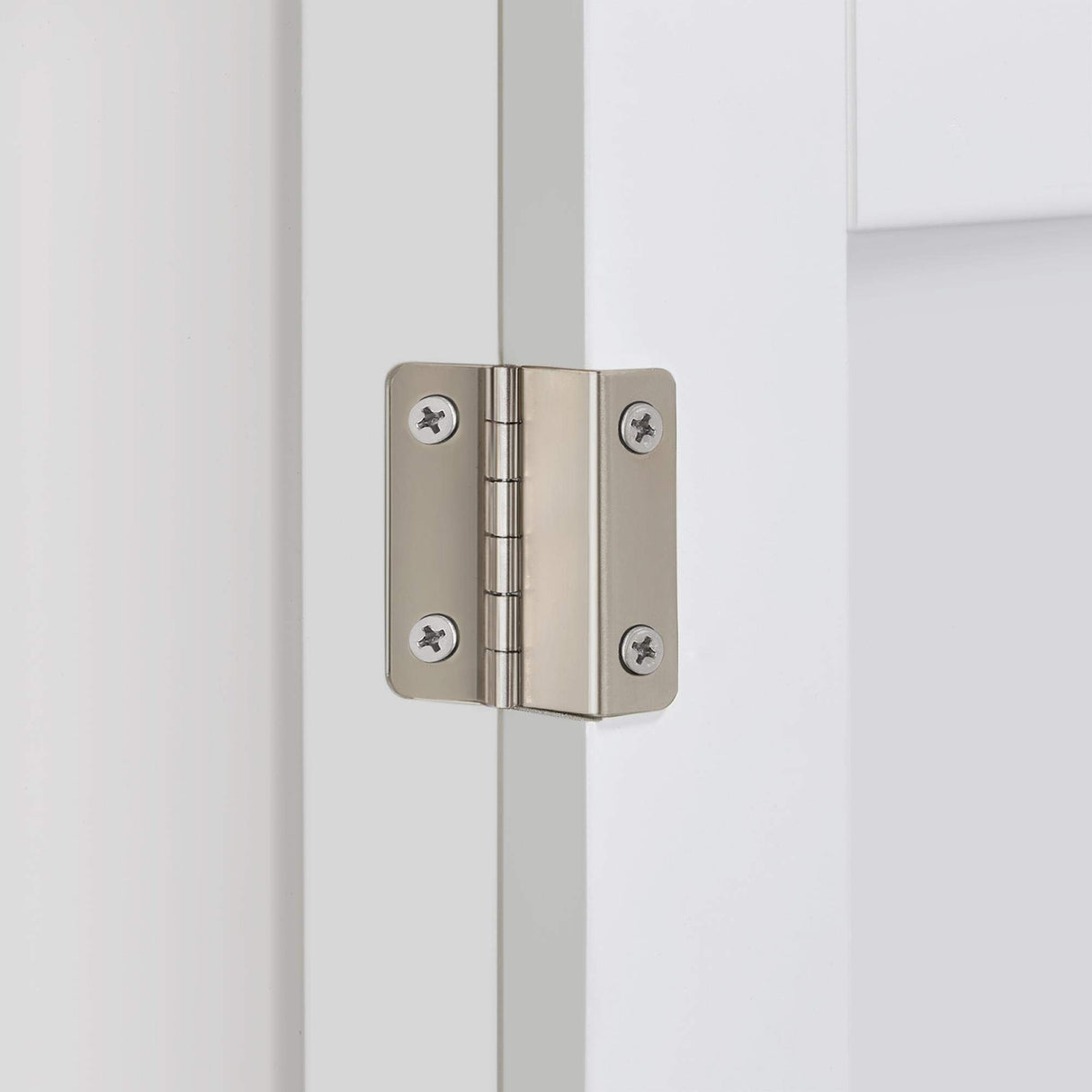 Rolling Kitchen Island with Single Door Cabinet and Storage Shelf