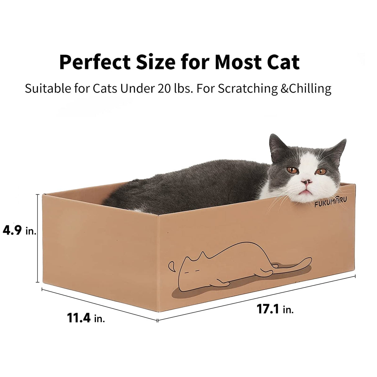 Cat Scratcher, 5 PCS Ex-Large Cat Scratching Boards