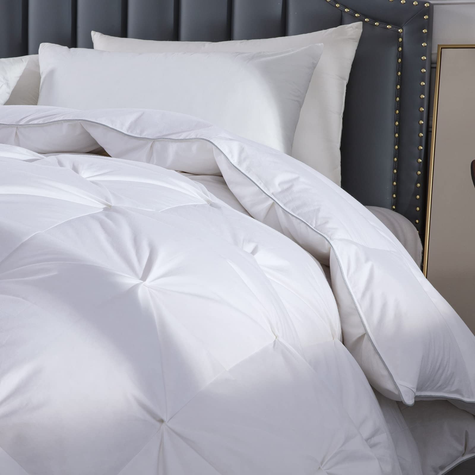 Oversized King Goose Feather and Down Comforter