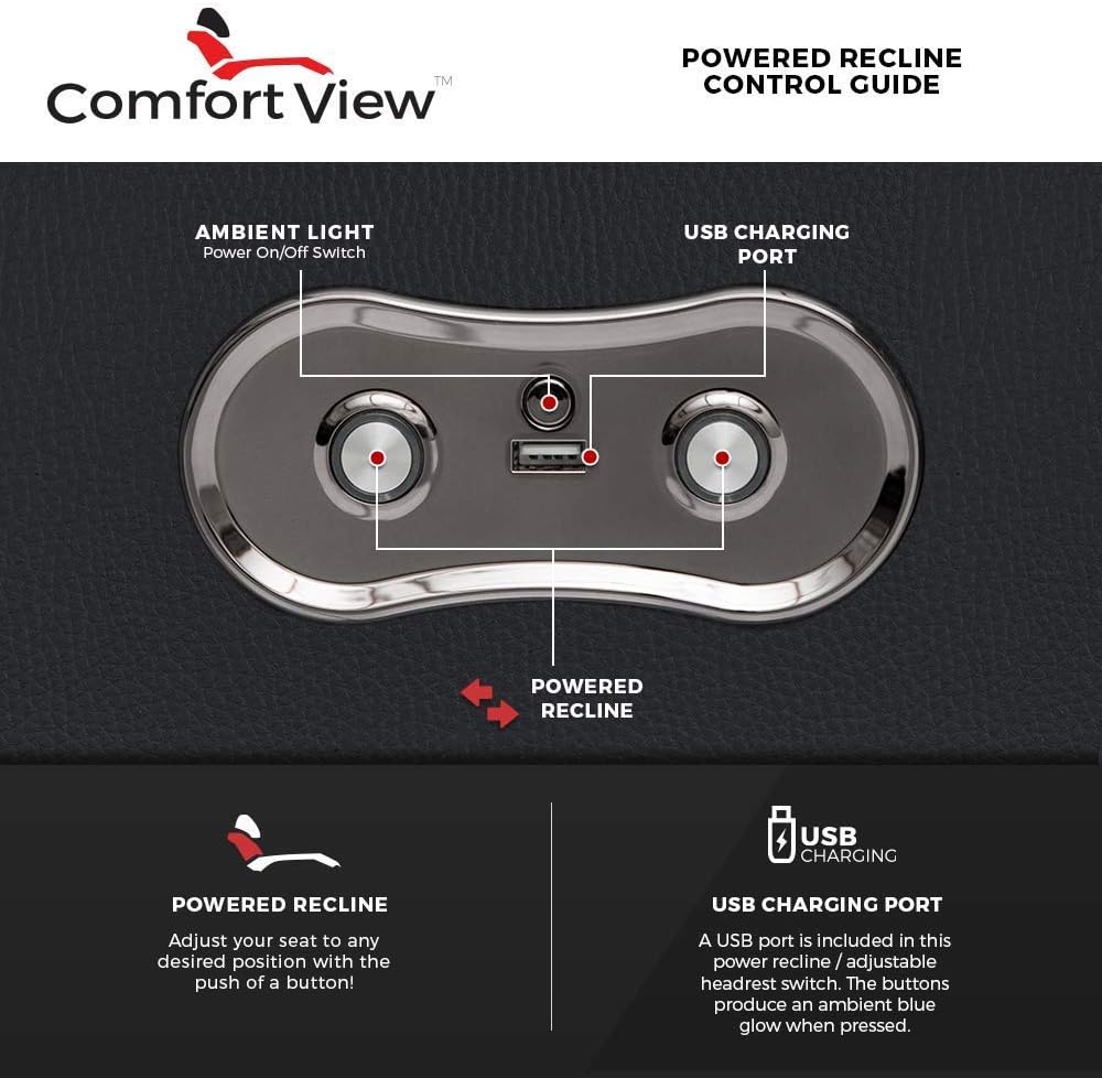 Leather Gel - Power Recline - USB Charging - Tray Tables - in-Arm Storage