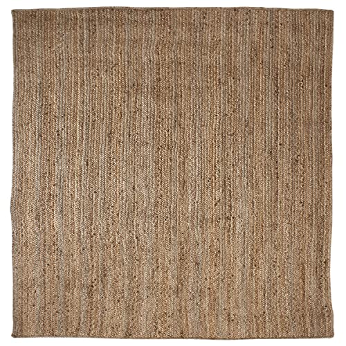 Handcrafted Farmhouse Jute Accent Rug - Soft & Comfortable Jute Area Rug