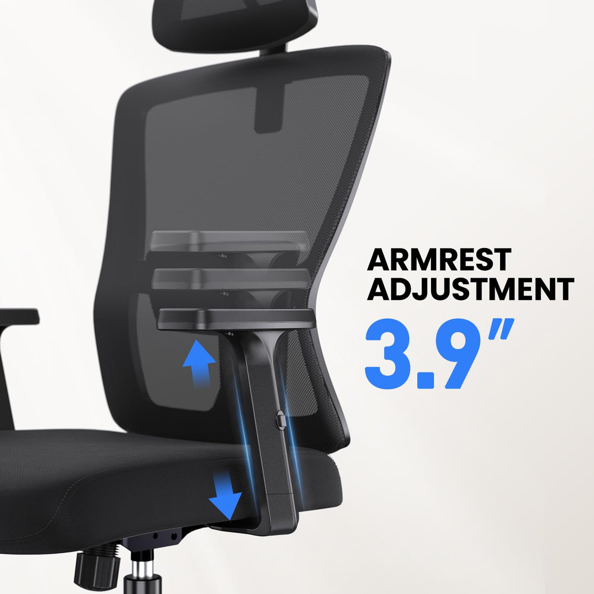 Ergonomic Mesh Office Chair with Adjustable Lumbar Support