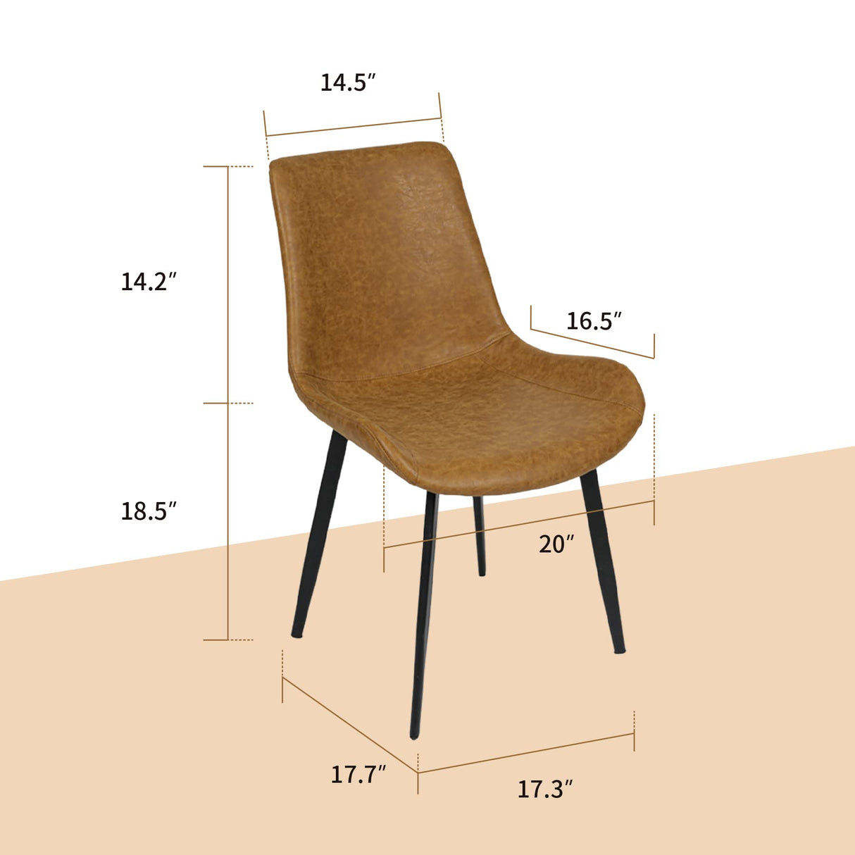 Dining Chairs Set of 4 with