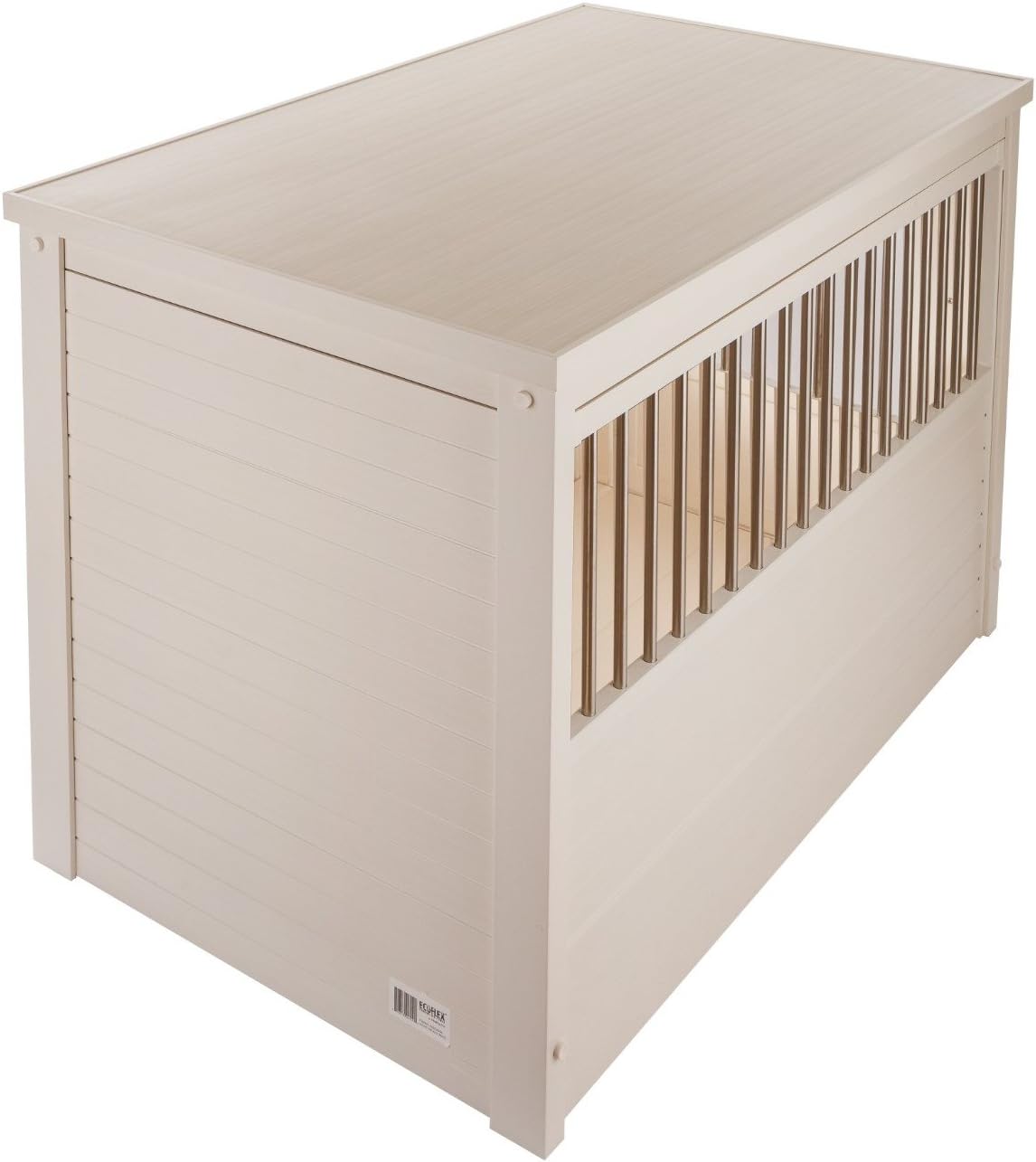 ecoFLEX Pet Crate/End Table, Medium, Antique White