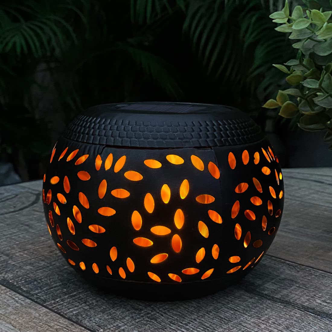 Solar Table Lights Outdoor Waterproof - Dancing Flickering Flame Lamp