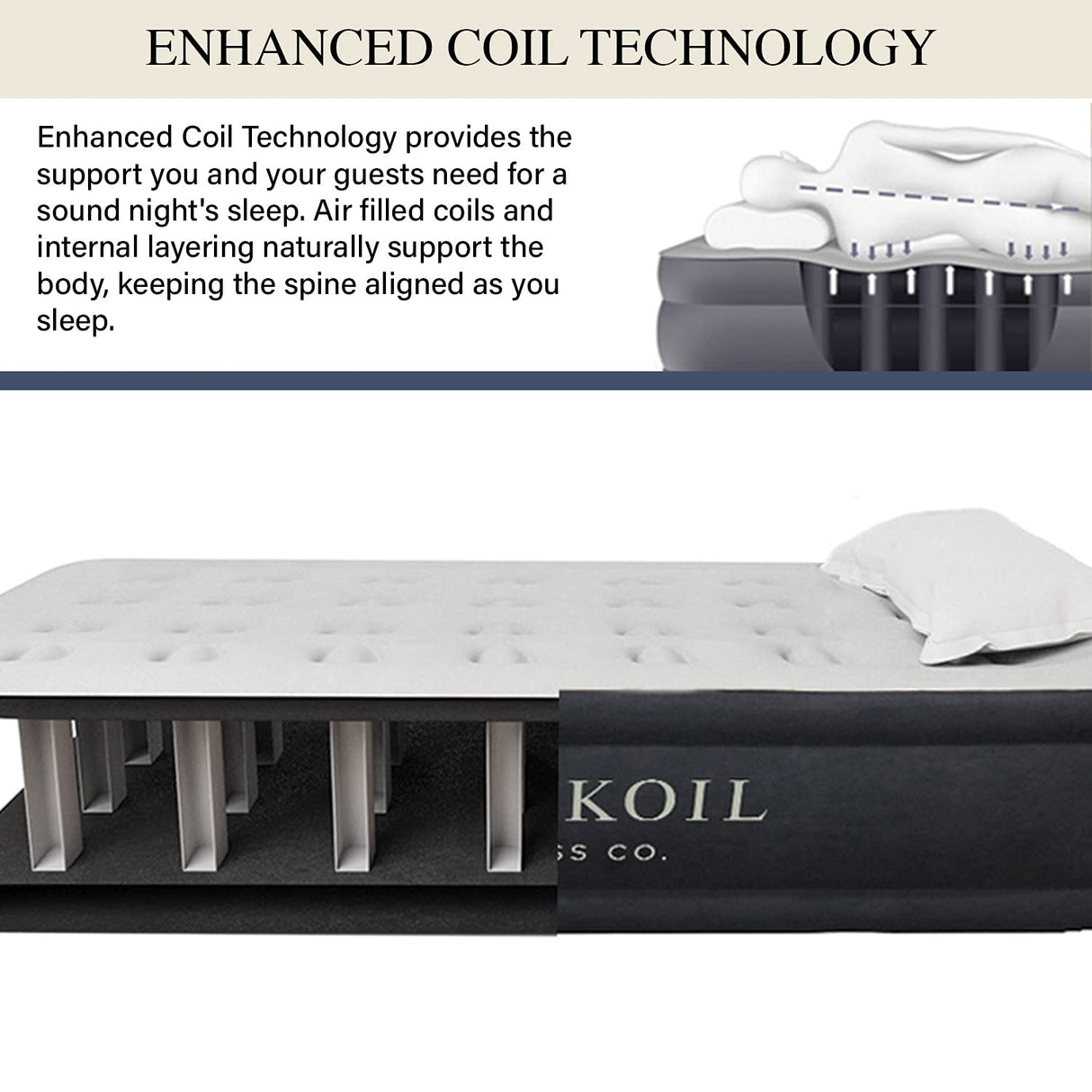 Luxury Twin Air Mattress with Built-in High Speed Pump for Camping