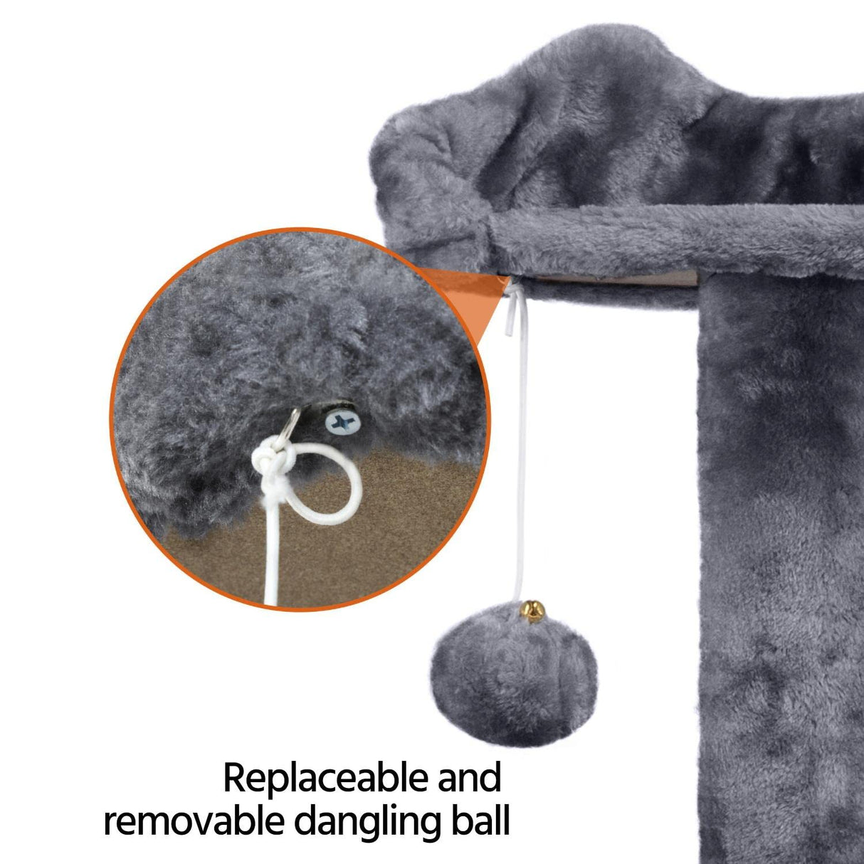 Condo Furniture Scratch Post for Kittens Pet House Play