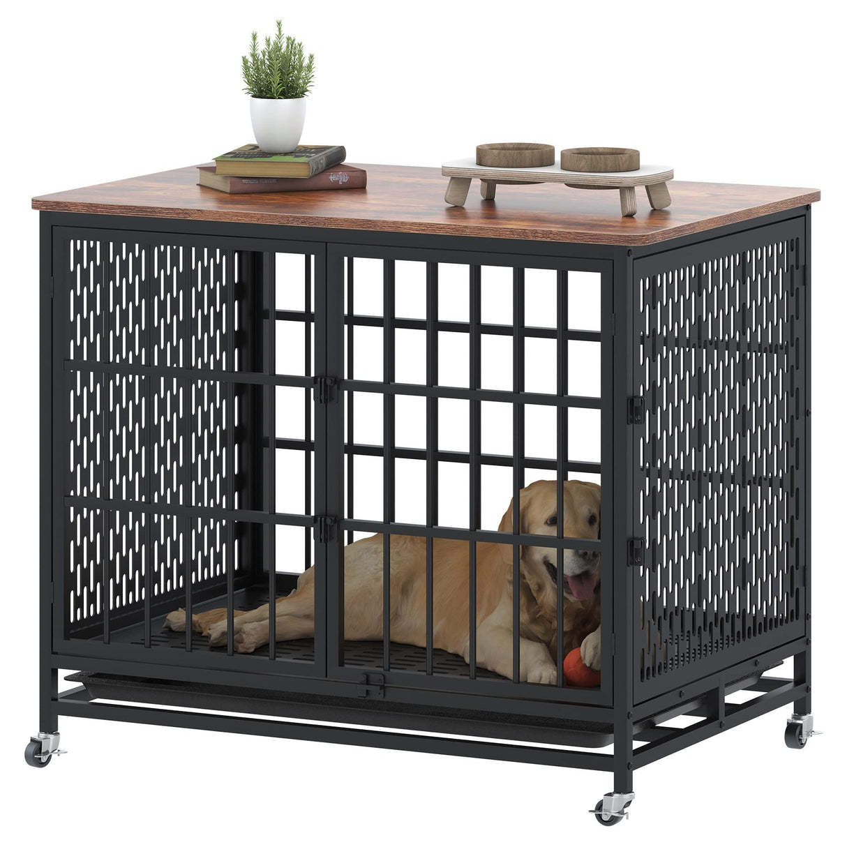 Large Dog Crate 42 inch Heavy Duty Extra Large Dog Crate Furniture