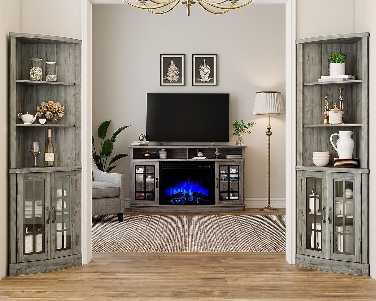 Electric Fireplace Media Entertainment Center