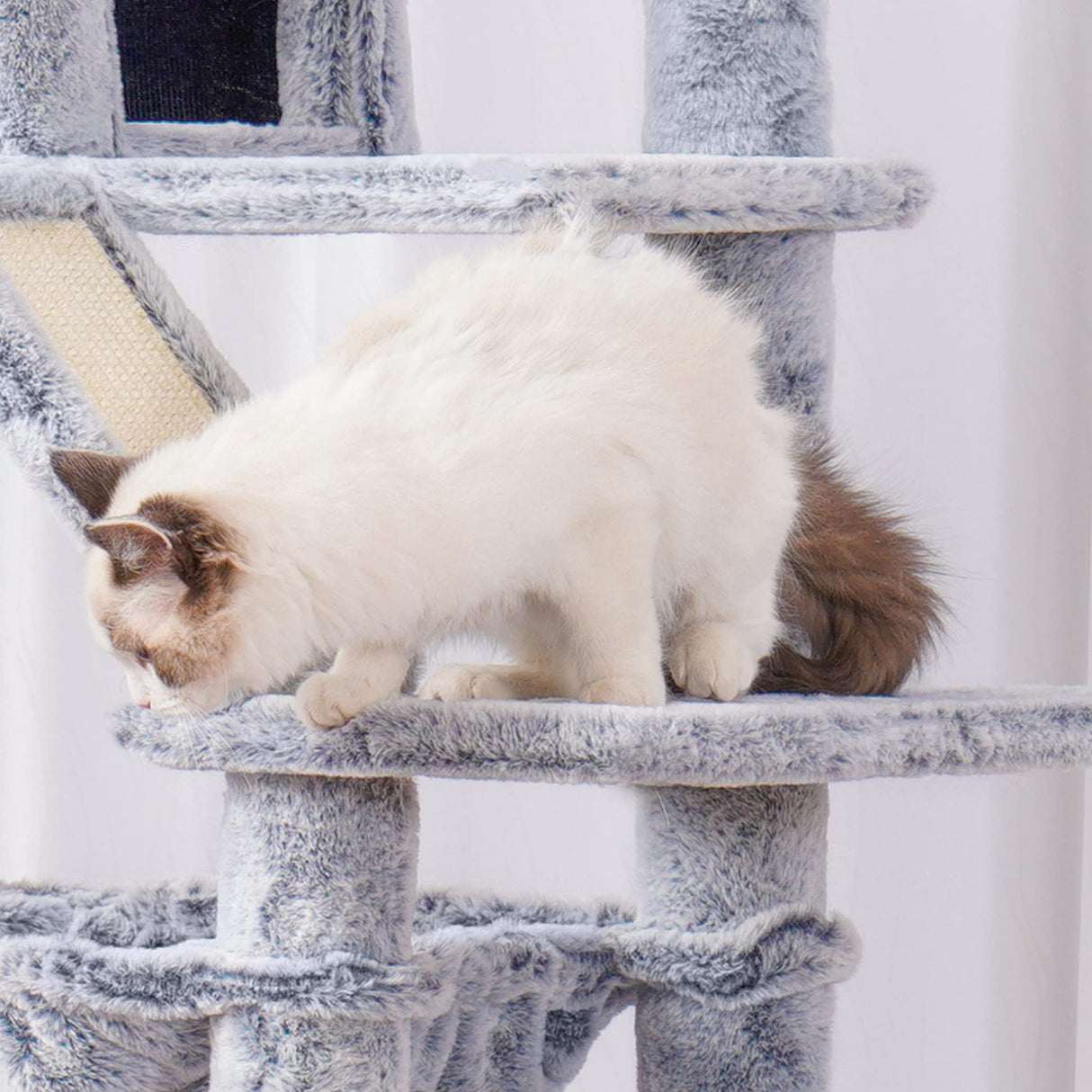 Cat Tree, 73 inches Tall Cat Tower for Large Cats 20 lbs Heavy Duty for Indoor Cats,Big