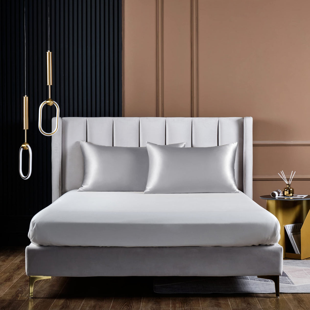 22 Momme Silk Pillowcase for Hair and Skin, Grade 6A Organic Silk Pillowcase