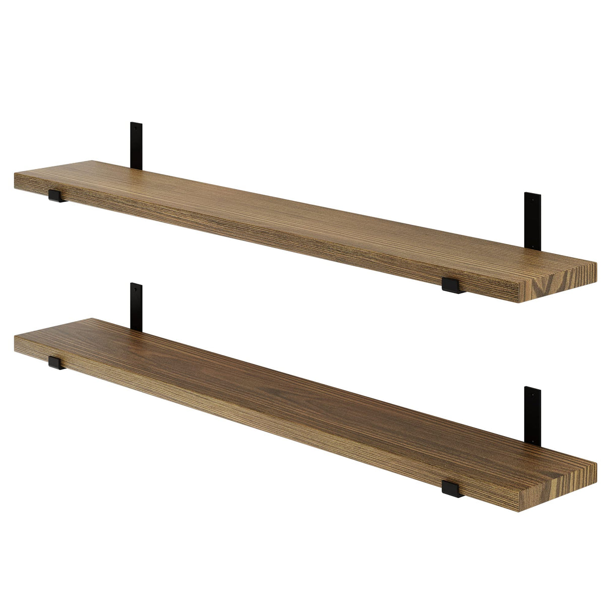 Forte 60"x9.5" Floating Shelves for Wall Storage, Wall Bookshelf, Wall Shelves