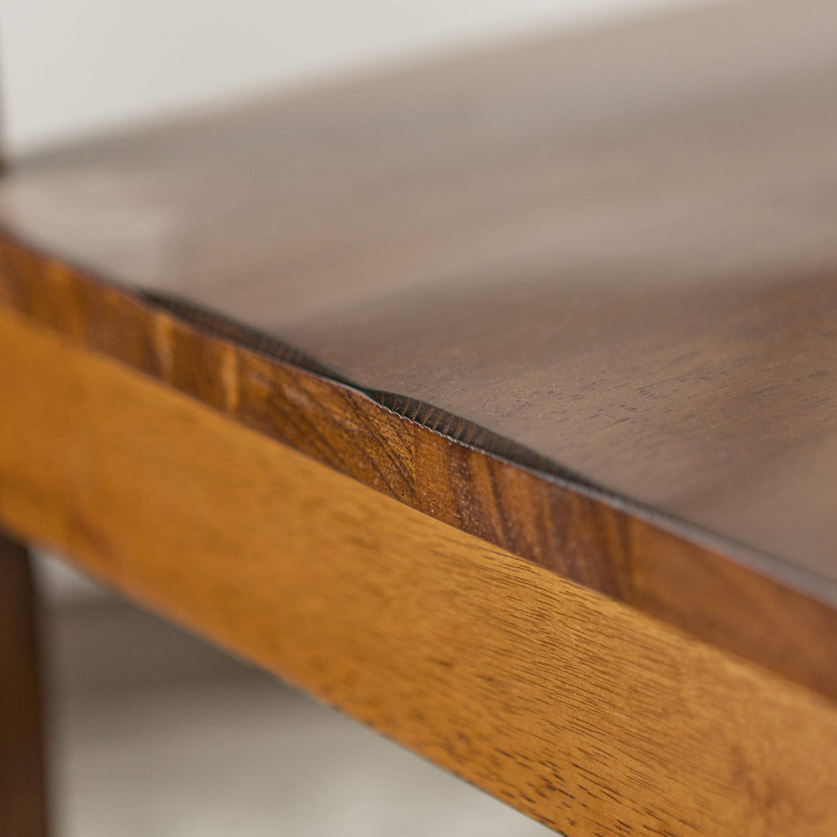 Modern Farmhouse Wood X-Back Armless Dining Chairs Kitchen, Set of 2, Brown