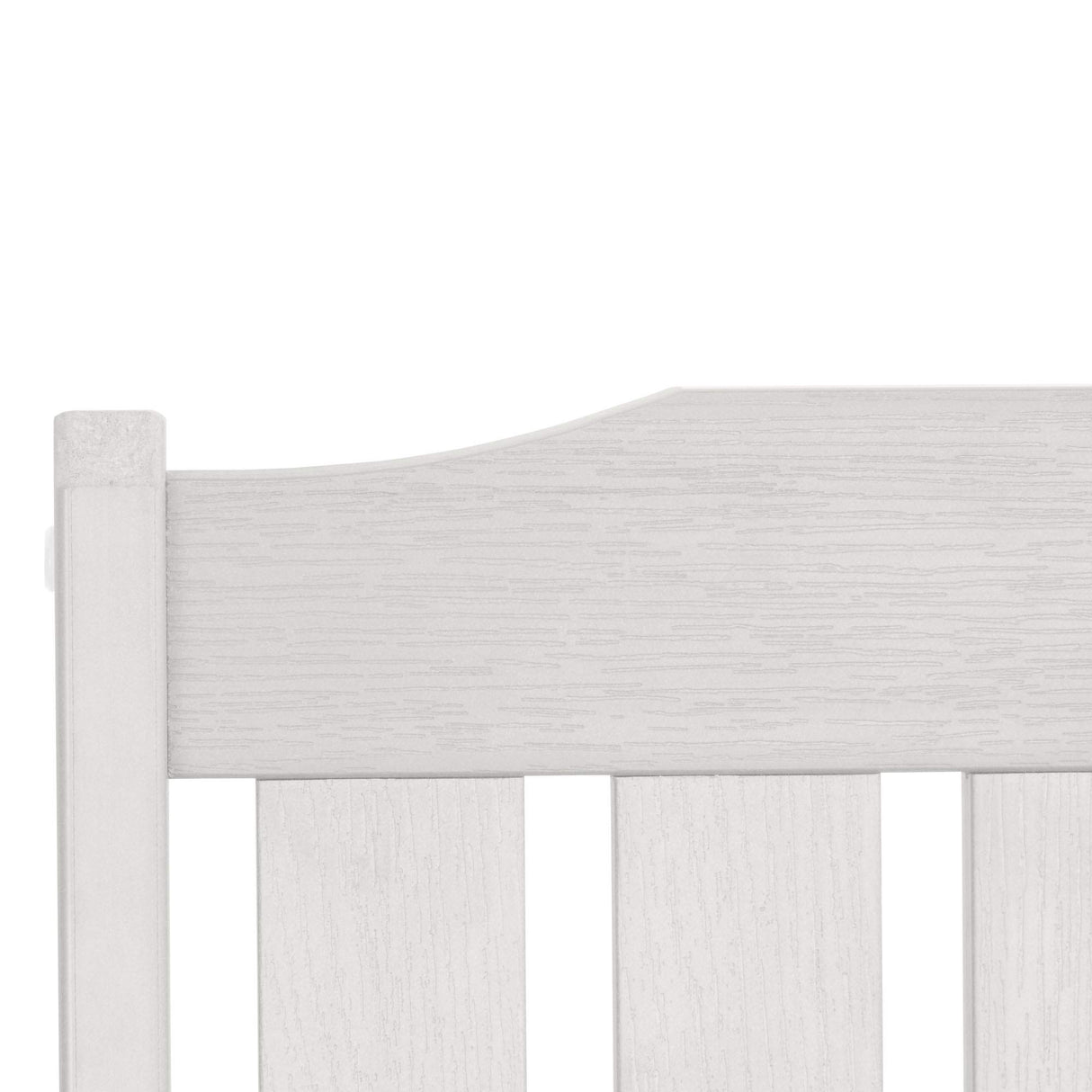 D-BENW2-WHE Lehigh Garden Bench, 4 Feet, White