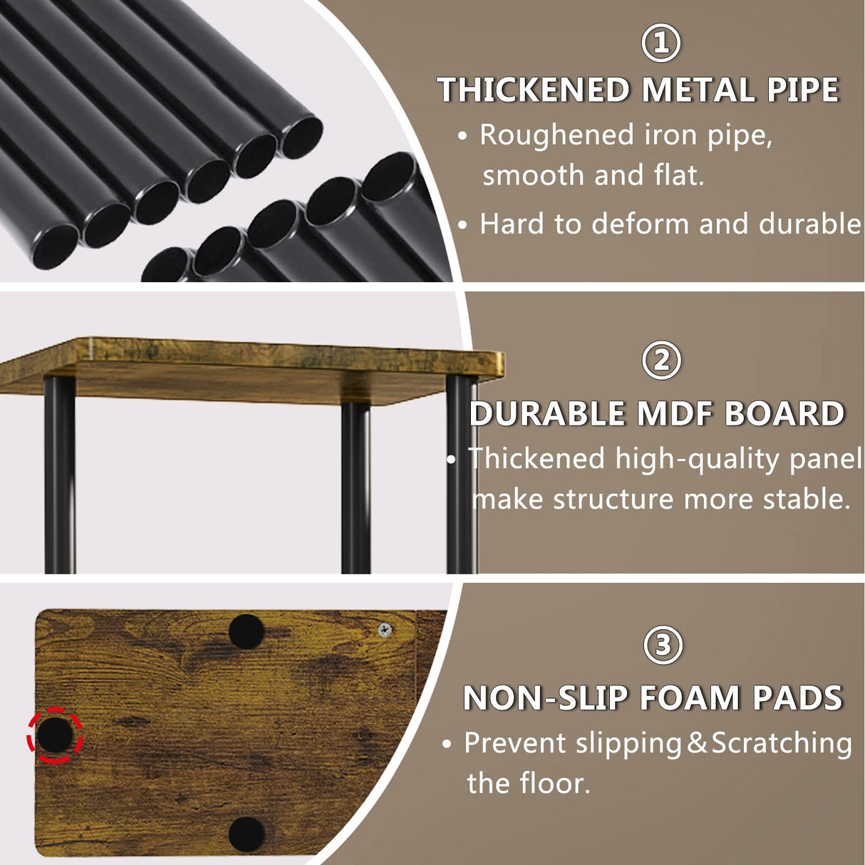 4 Tier Metal Plant Stand – Multi Tier Indoor Plant Rack for 10 Pots