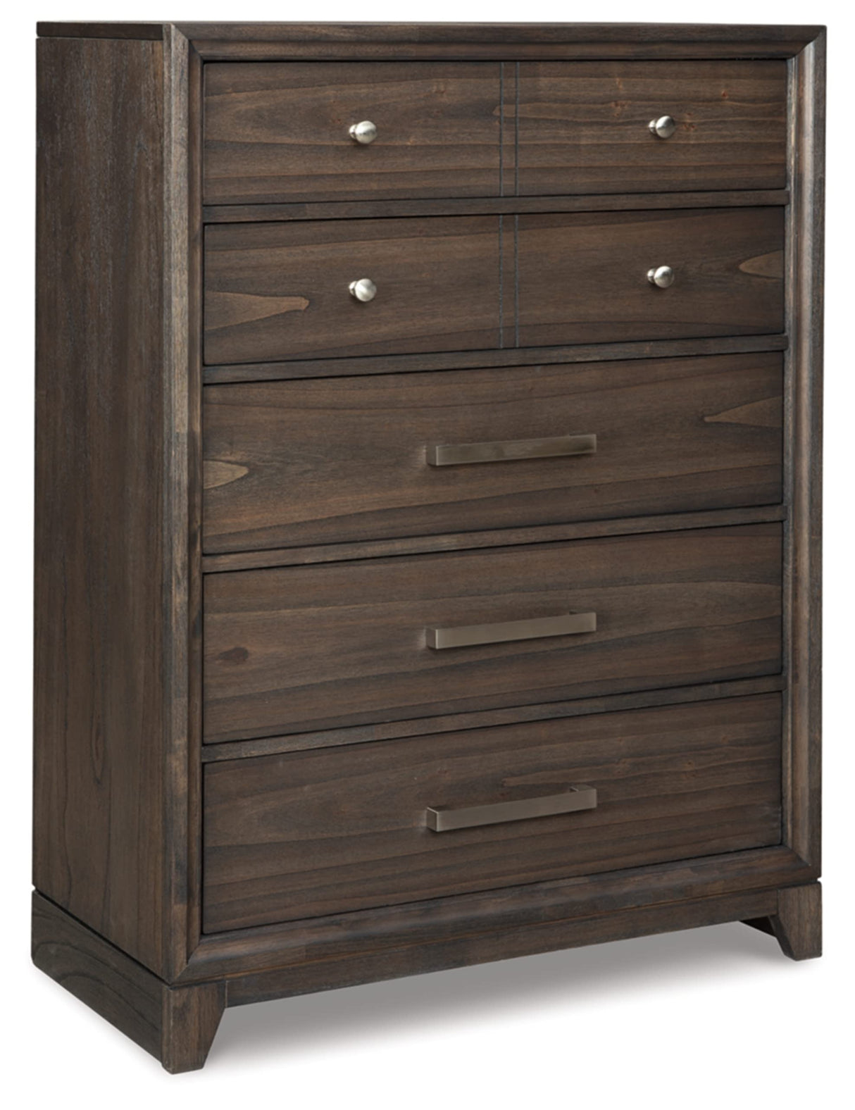 Brueban Transitional Contemporary 5 Drawer Chest