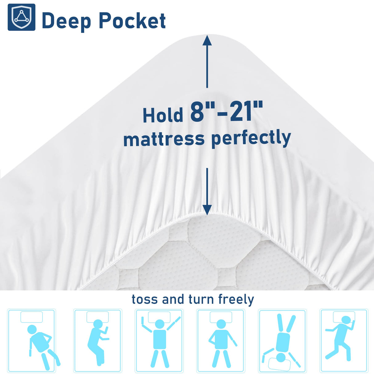 Queen Mattress Topper Pillow Top Extra Thick Cooling Mattress Pad Cover