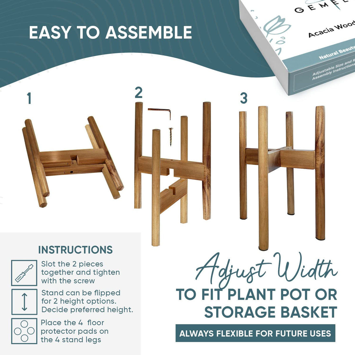 Multi-Tier Bamboo Plant Stand – Indoor & Outdoor Corner Shelf for Plants