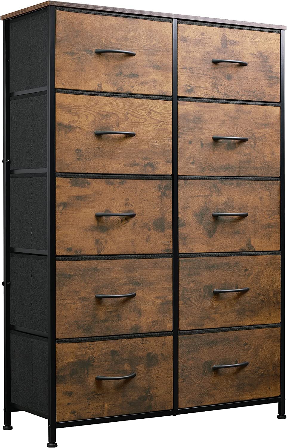Tall Dresser for Bedroom with 10 Drawers Chest of Drawers