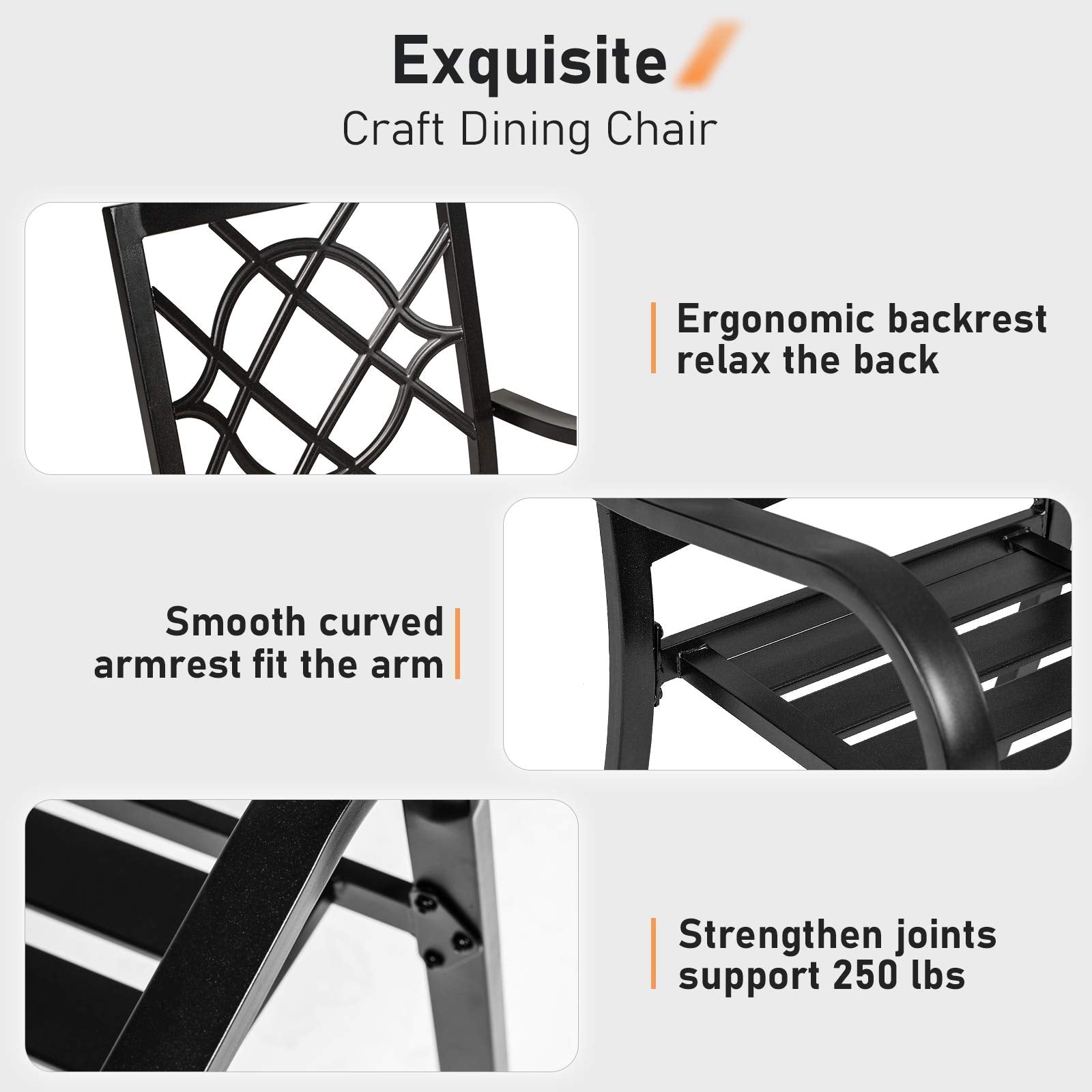 Outdoor Table Patio Dining Furniture Set