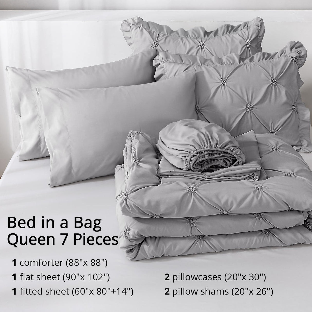 Queen Comforter Set 7 Pieces
