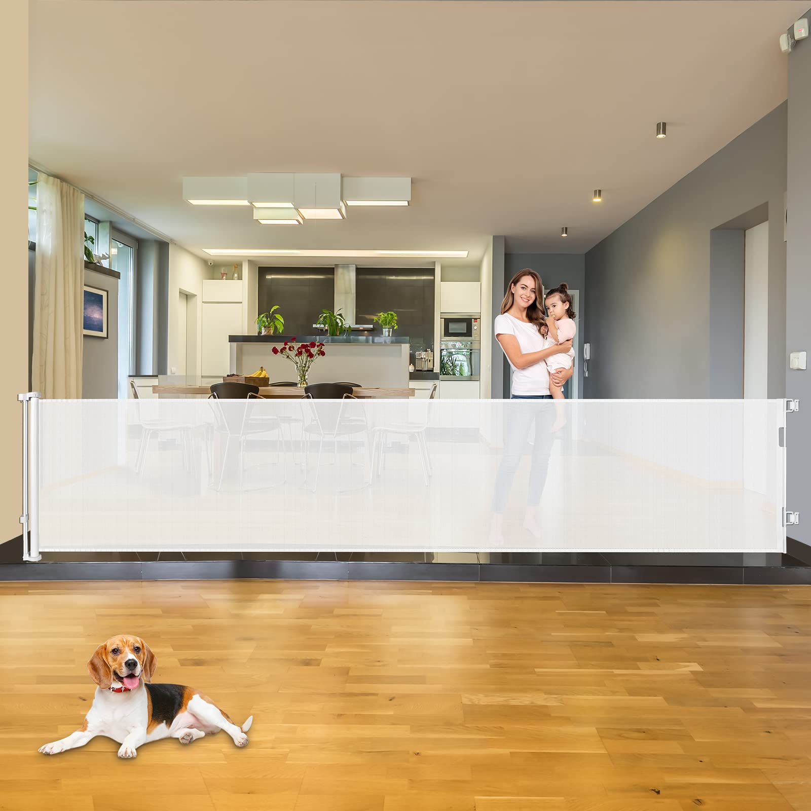 Mom's Choice Awards Winner - 110 Inch Extra Wide Baby Gate for Large