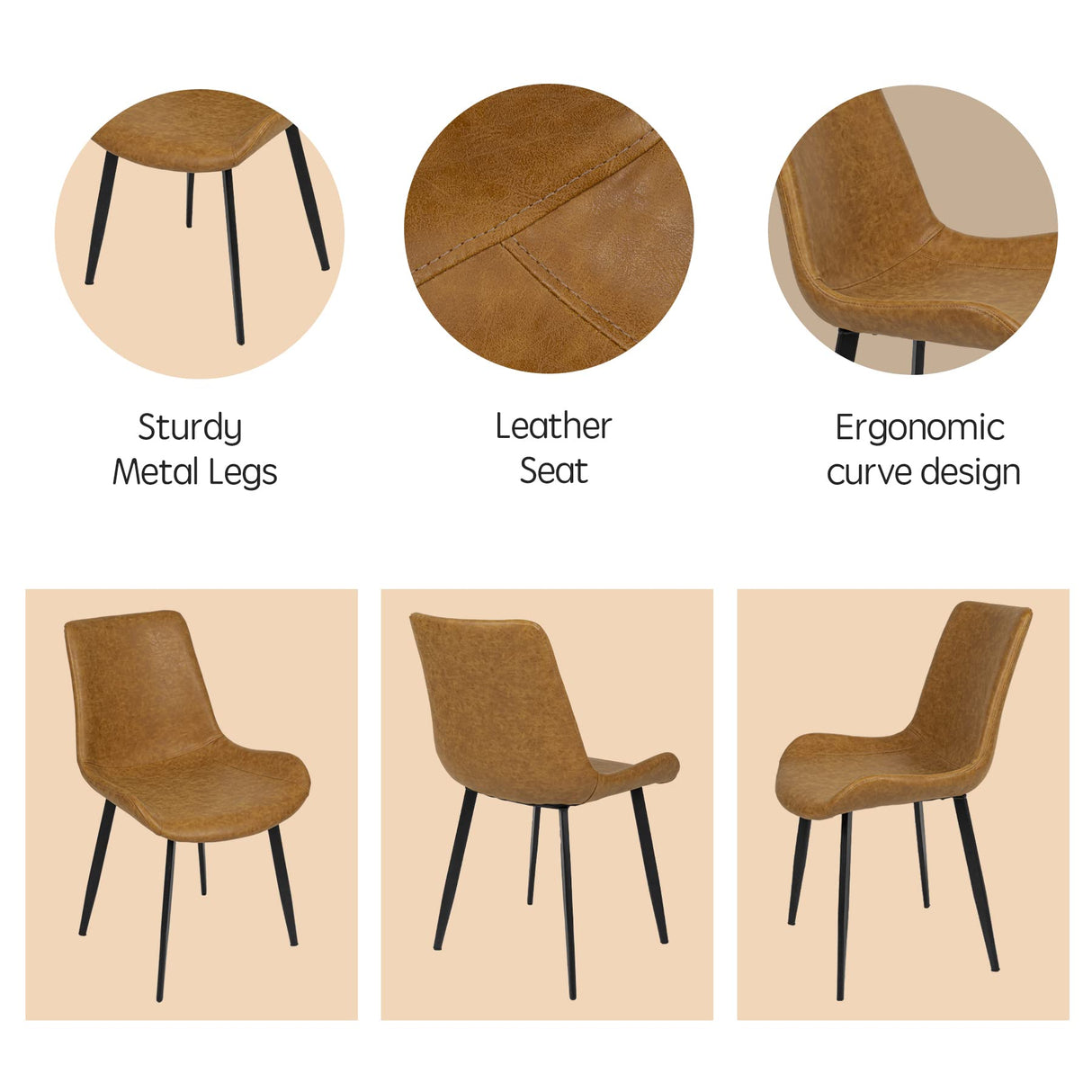 Dining Chairs Set of 4 with