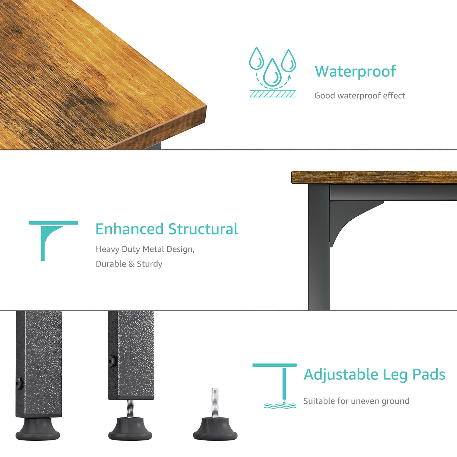 Small Desk with Drawers - 40 Inch Work Computer Desk for Small Space Home Office