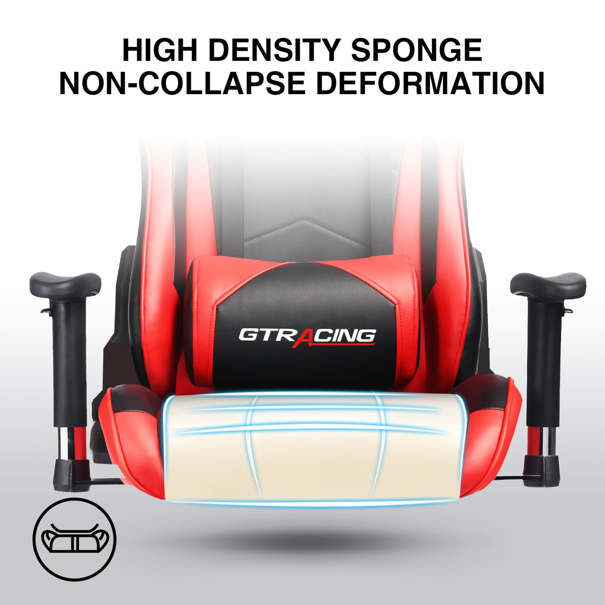 Gaming Chair Racing Office Computer Ergonomic Video Game Chair Backrest and Seat