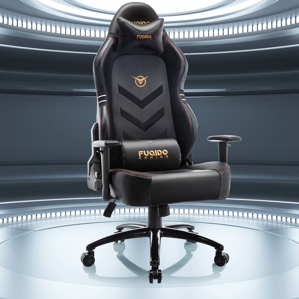 Big and Tall Gaming Chair 350lbs-Racing Computer Gamer Chair, Ergonomic Office PC Chair with Wide Seat