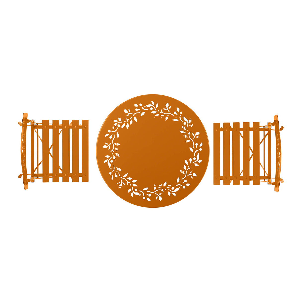 MSY100A-OR Bistro Set, Table, Orange