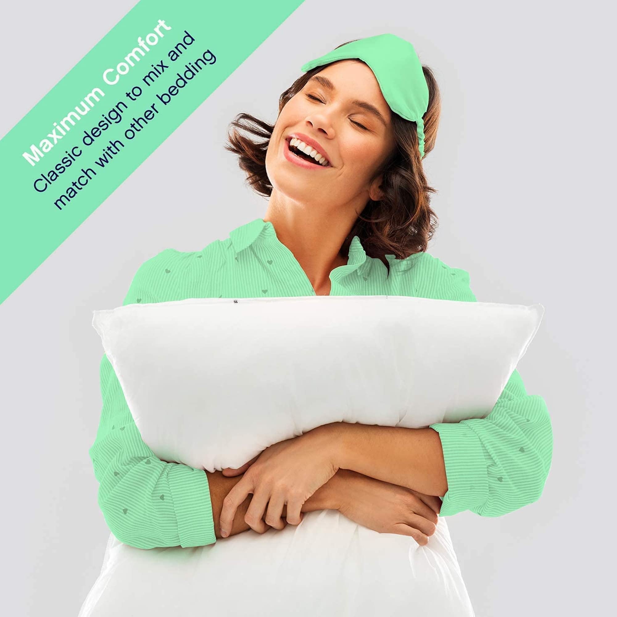 Bed Pillows (2 Pack) - Pillow Set Queen Size - Hotel Quality Sleeping Pillows