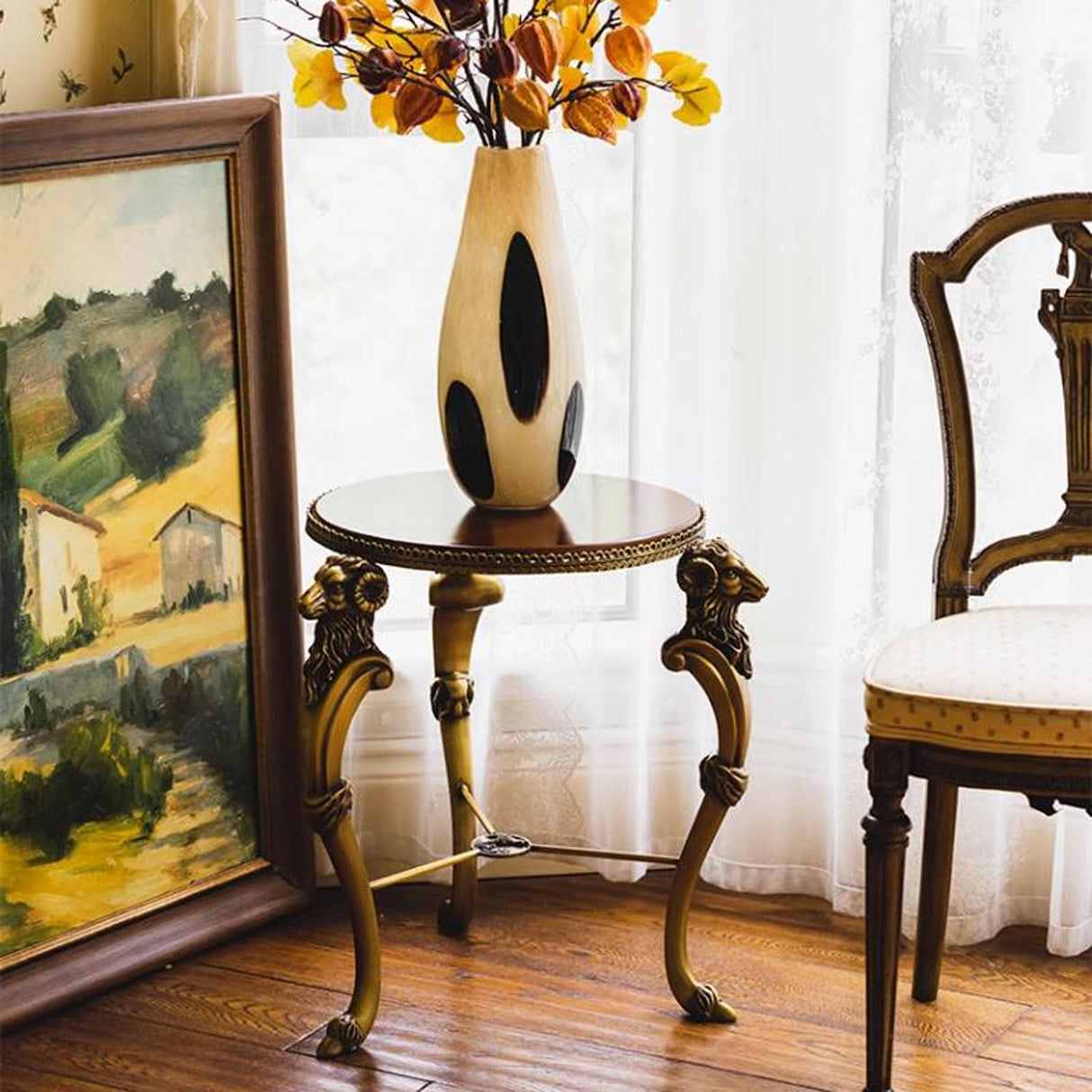 Coffee End Table Small Round End Table