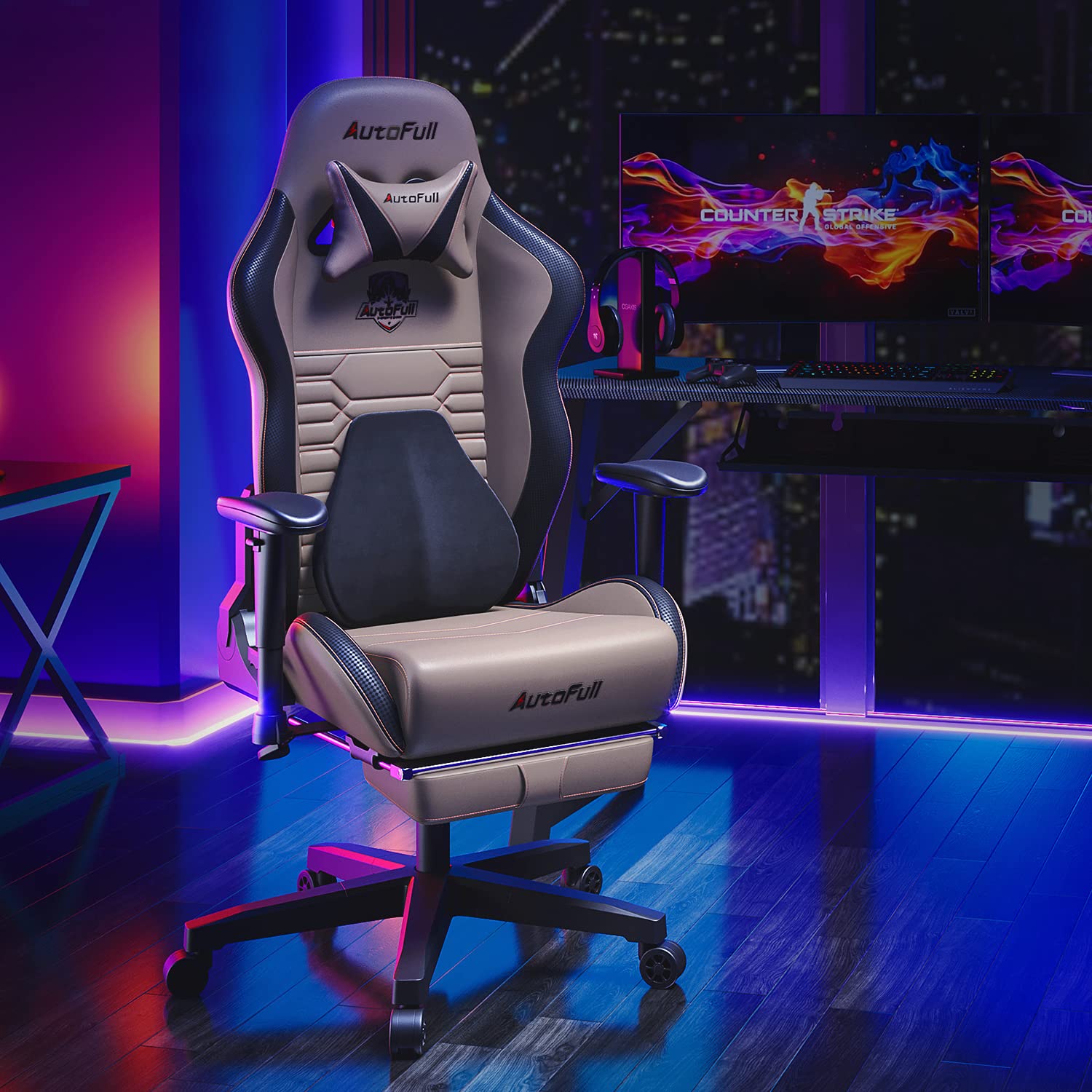 C3 Gaming Chair Office Chair PC Chair with Ergonomics Lumbar Support