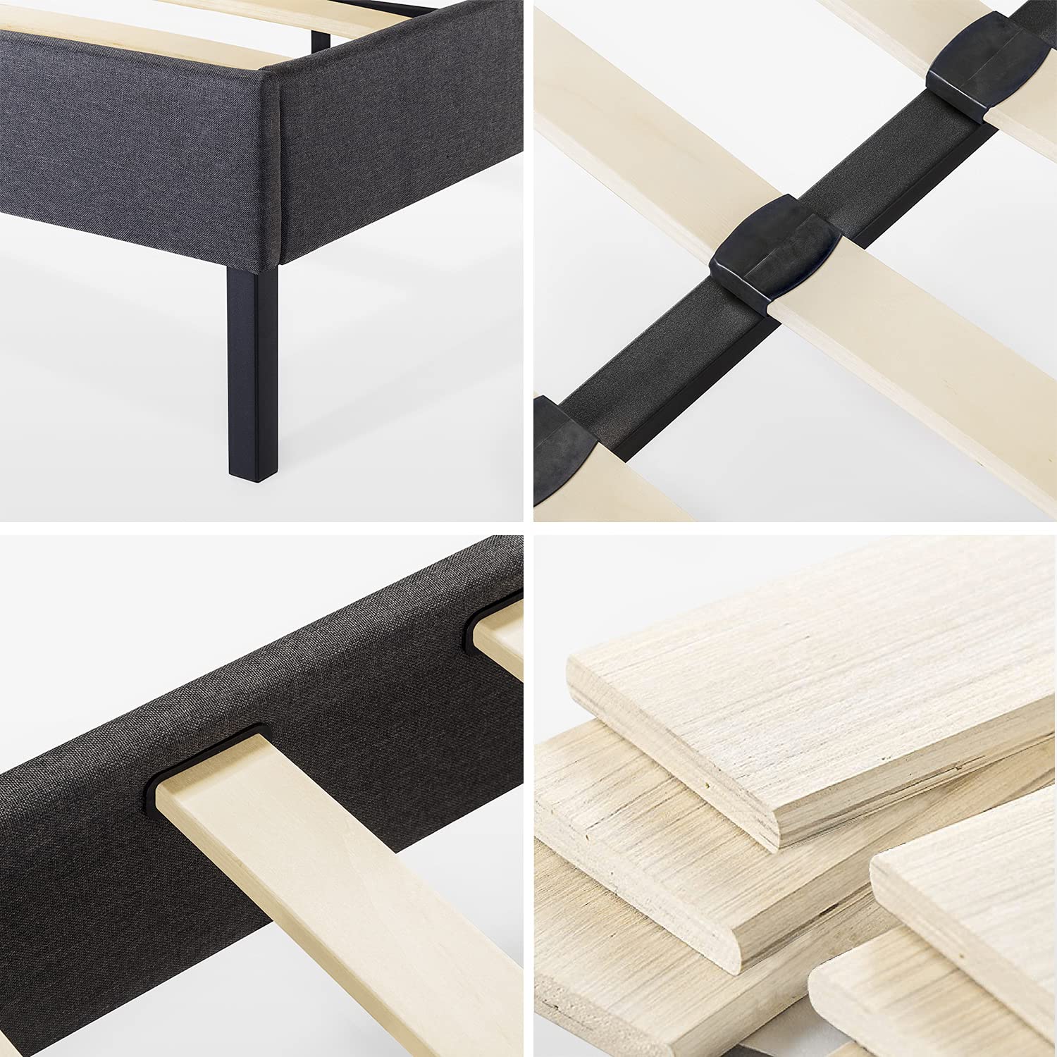 King Size Bed Frame/Upholstered Platform Bed Frame