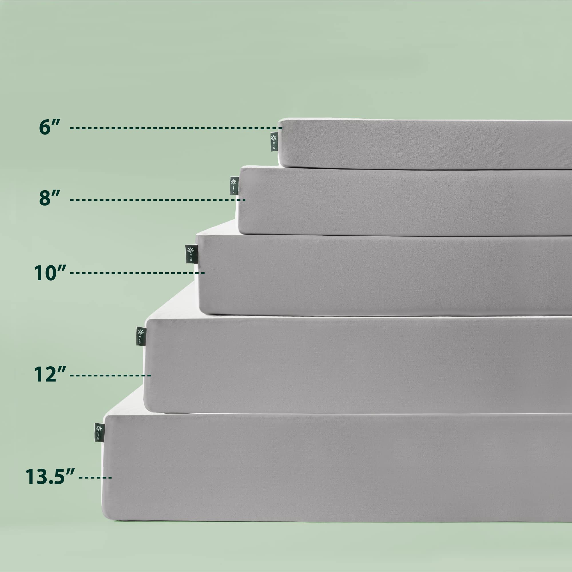 6 Inch Cooling Essential Foam Mattress  Affordable Mattress  Bed