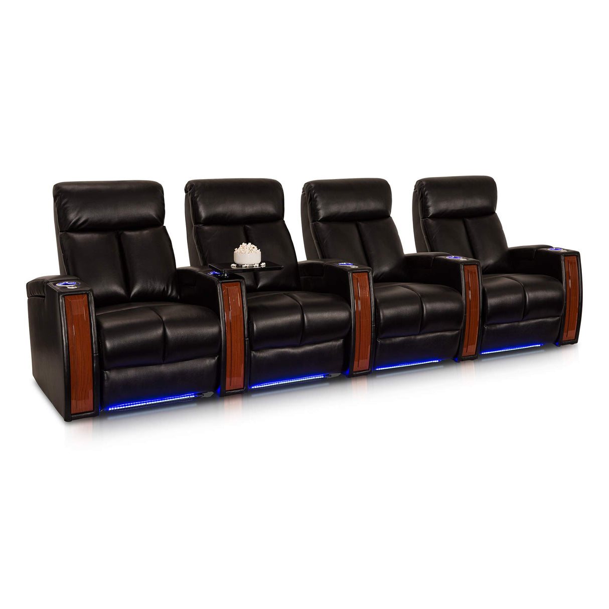 Leather Gel - Power Recline - USB Charging - Tray Tables - in-Arm Storage
