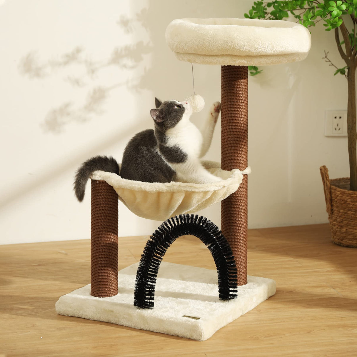 cat Tree,27.8 INCHES cat Tower for Indoor Cats