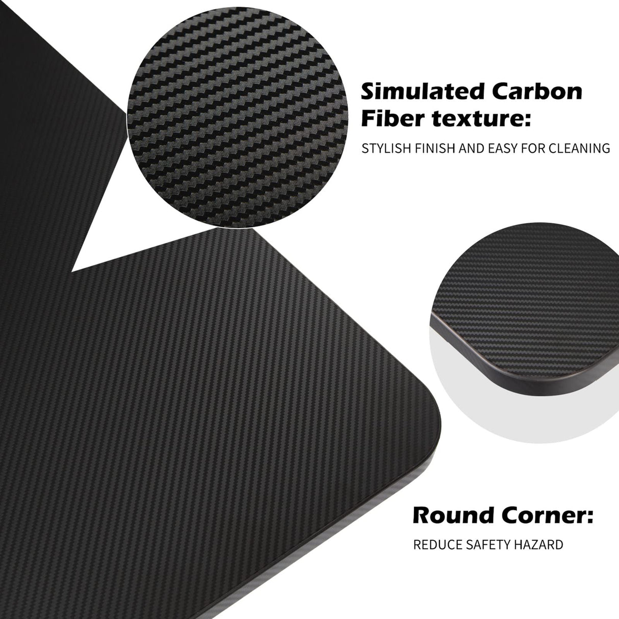 Gaming Desk Large Surface 63’’x31.5’’ with Cup Holder