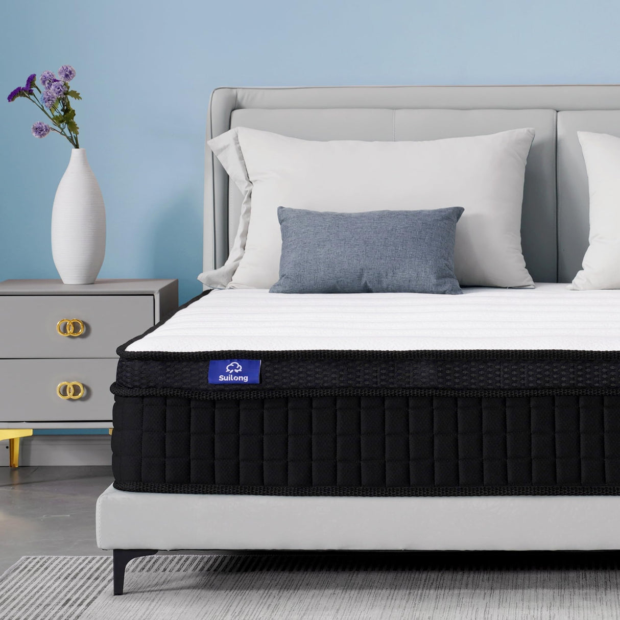 King Mattress 12 Inch Memory Foam and Pocket Coils Mattress