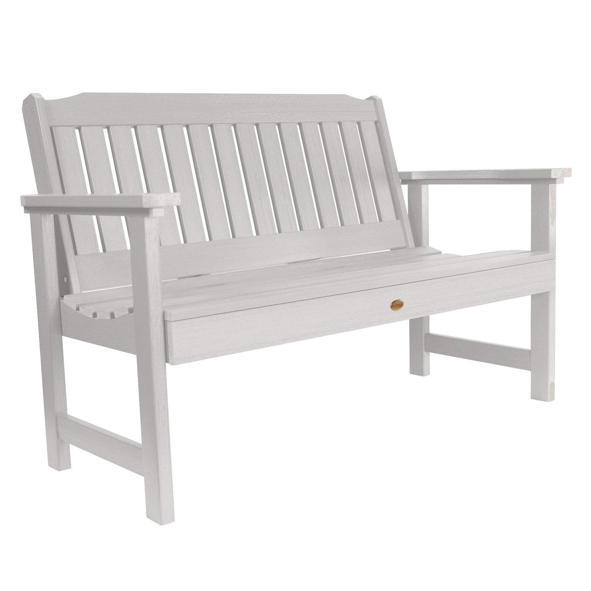 D-BENW2-WHE Lehigh Garden Bench, 4 Feet, White
