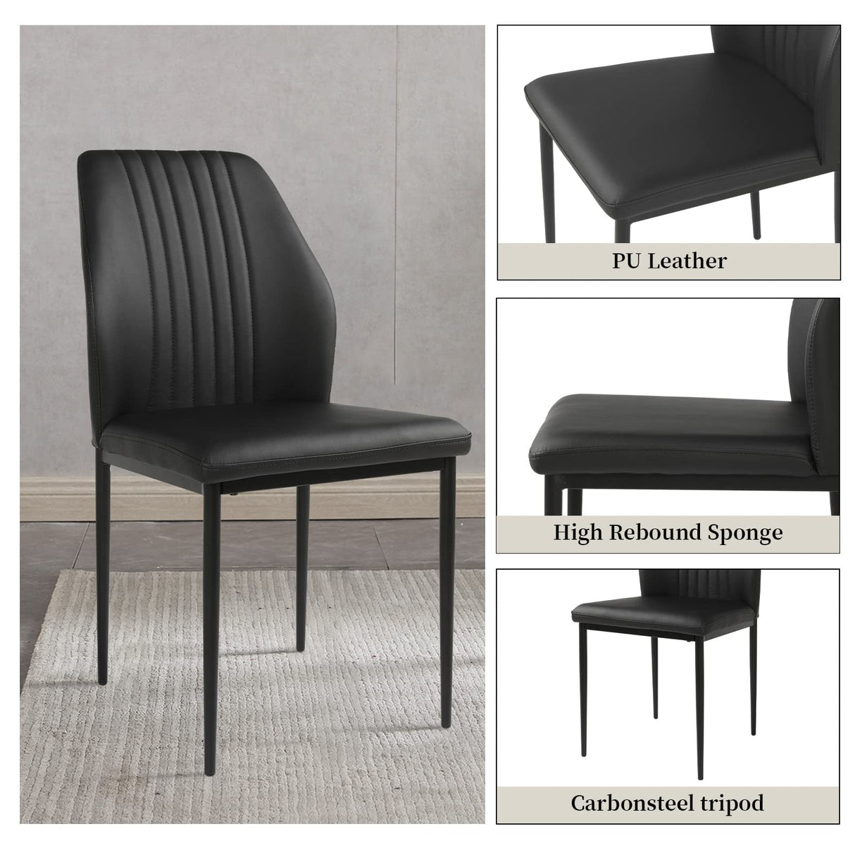 Extendable Dining Table Set for 6-8