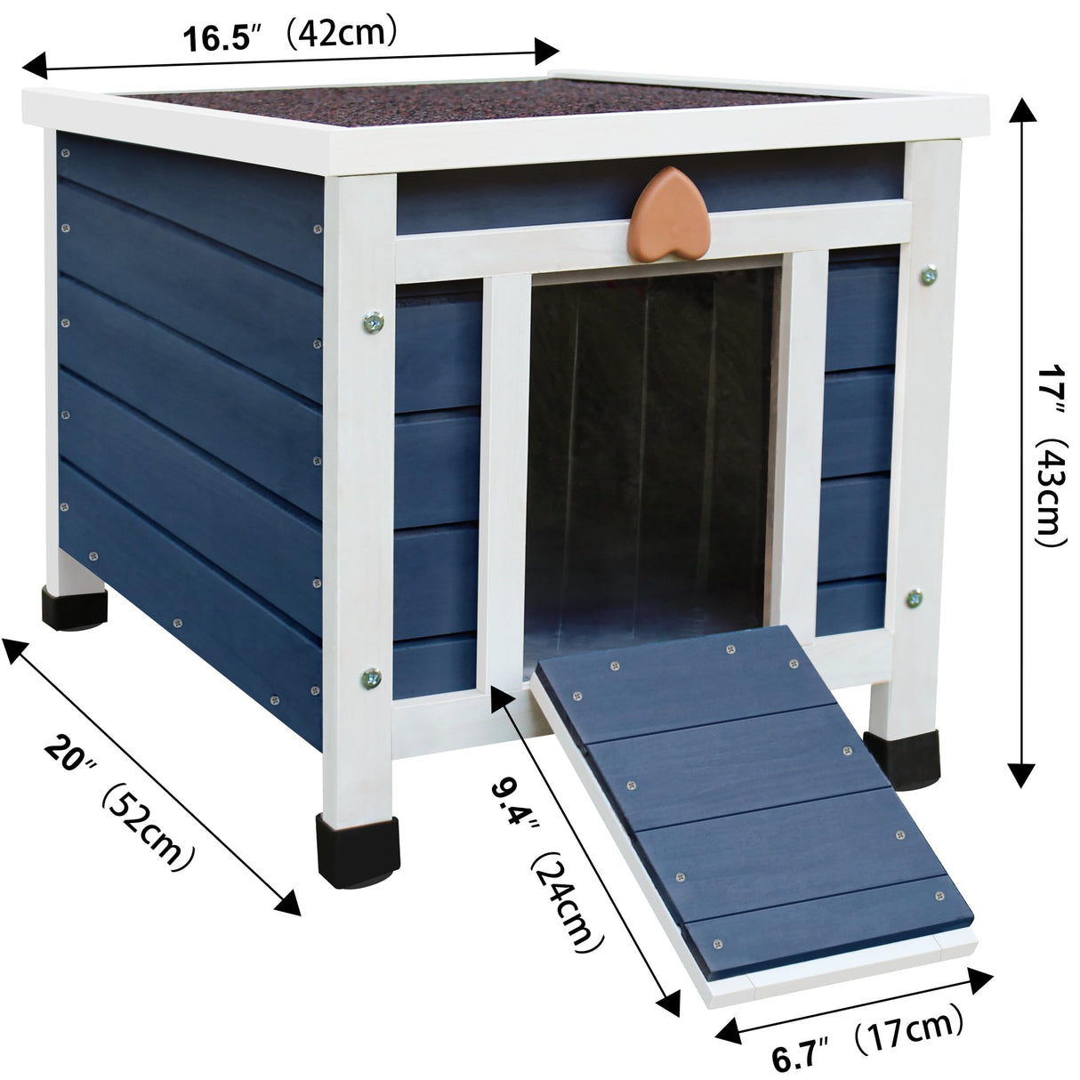 Cat House for Outdoor Cats, Feral Cat House Outdoor Weatherproof Shelter