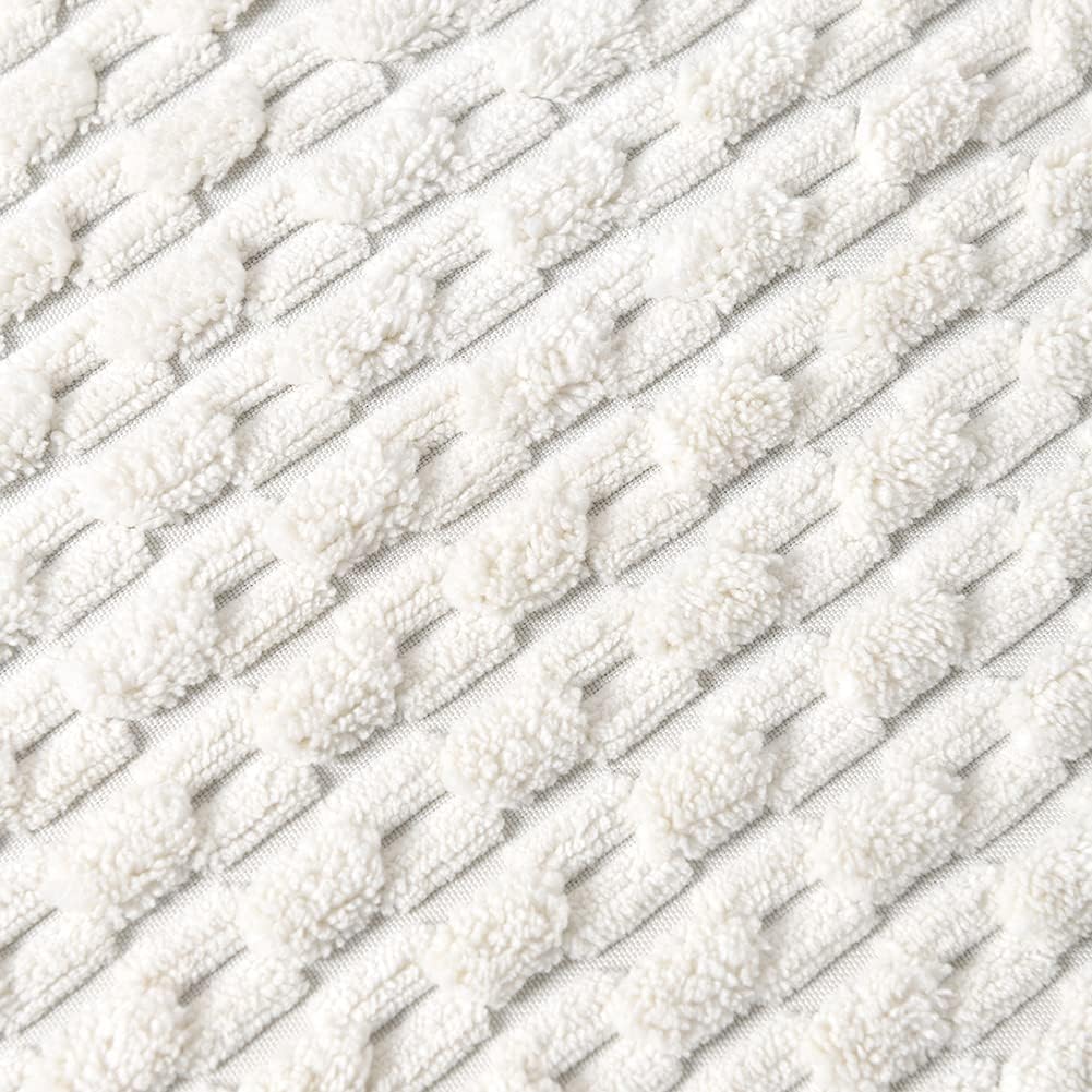 2 Packs Boho Cream Decorative Throw Pillow