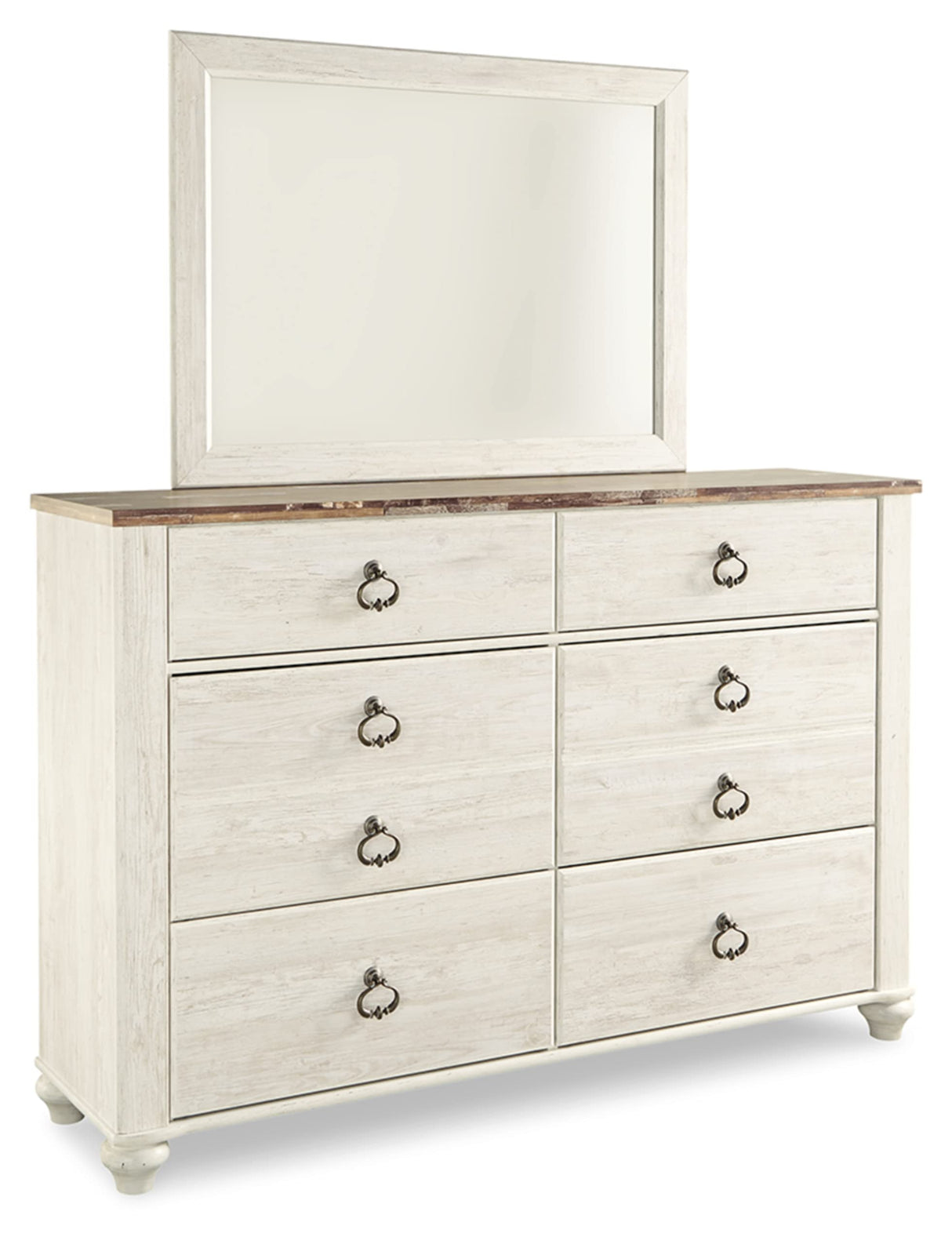 Willowton Coastal Cottage 6 Drawer Dresser