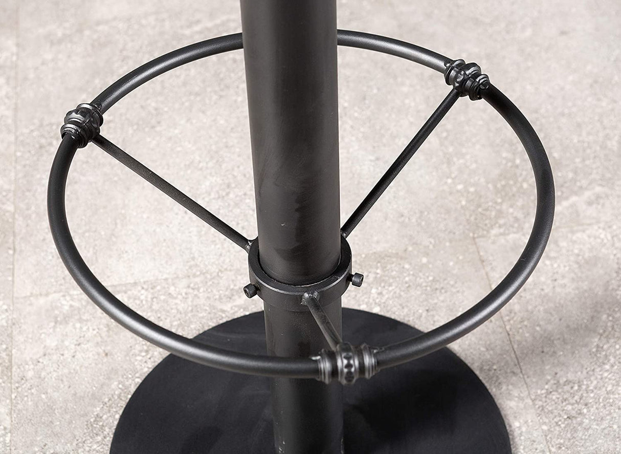 3 Piece Pub Dining Set, Modern Round bar Table and Stools for 2