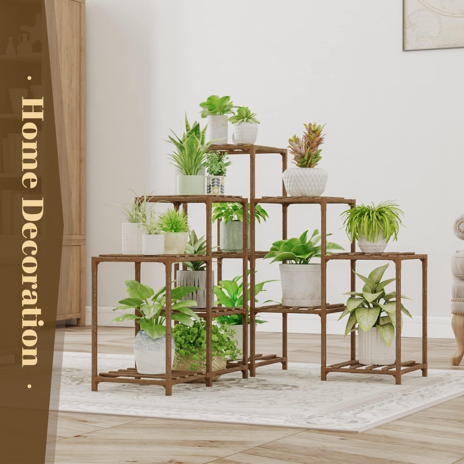 Outdoor Plant Stand Indoor Corner Plant Shelf 11 Potted Large Plant Holder