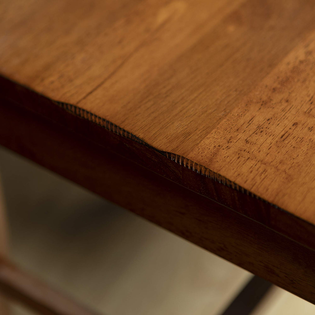 Modern Farmhouse Wood X-Back Armless Dining Chairs Kitchen, Set of 2, Brown