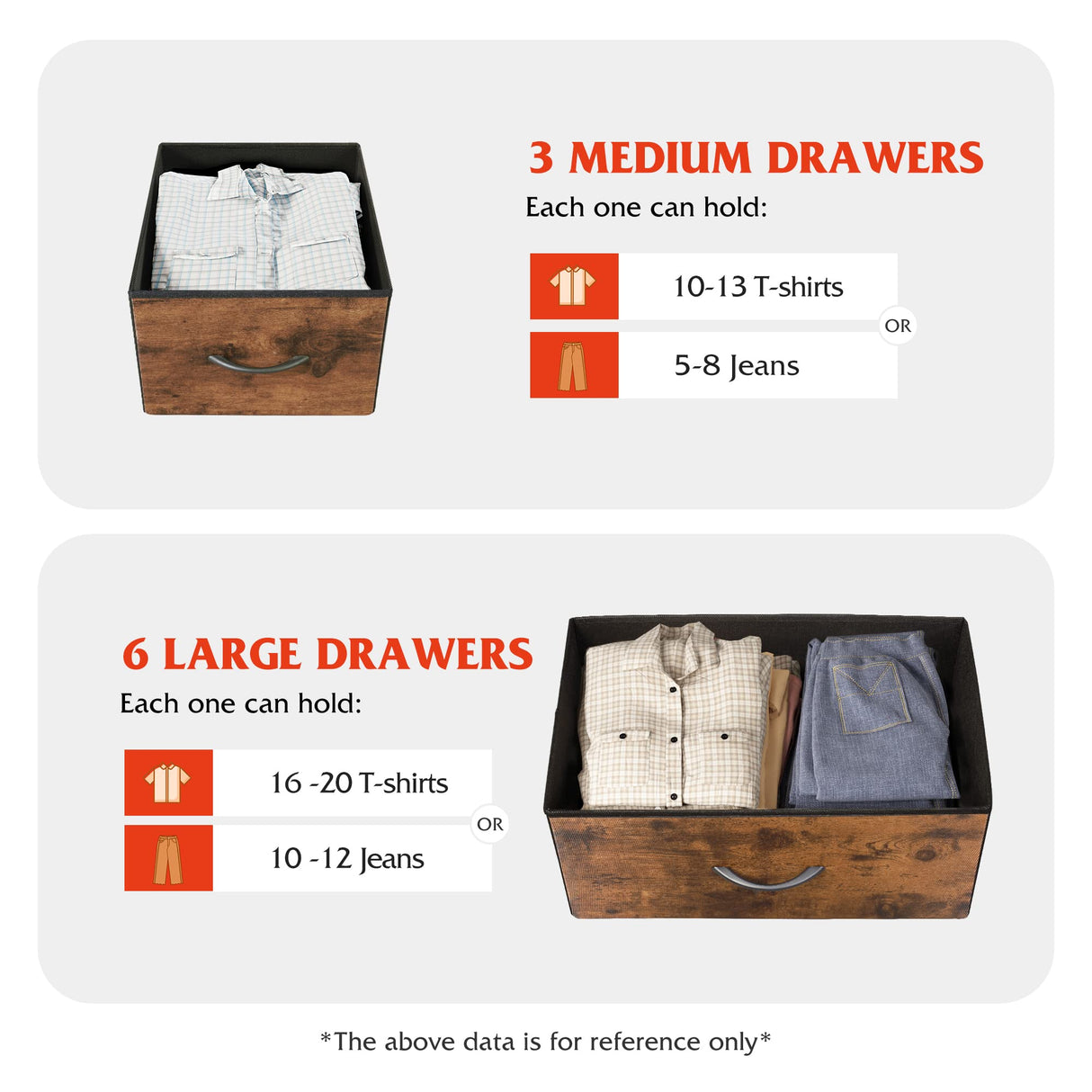 9-Drawer Dresser, Fabric Storage Tower for Bedroom, Hallway, Closet